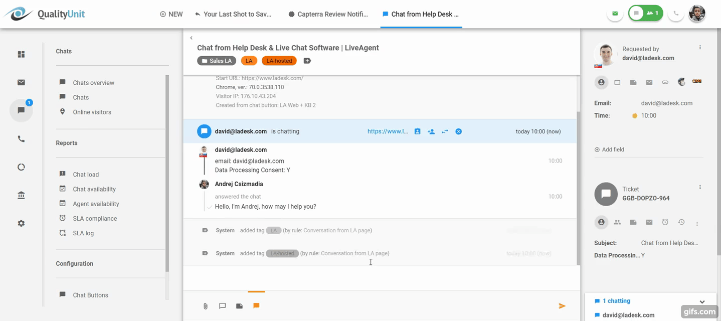 リアルタイム入力表示の動作