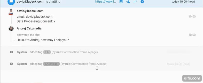 リアルタイム入力表示の例