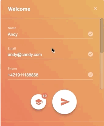 LiveAgentサイドコンタクトフォーム
