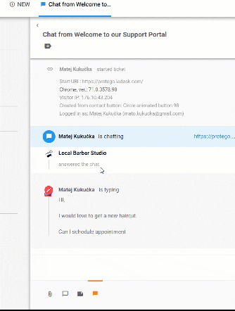 リアルタイム入力表示機能