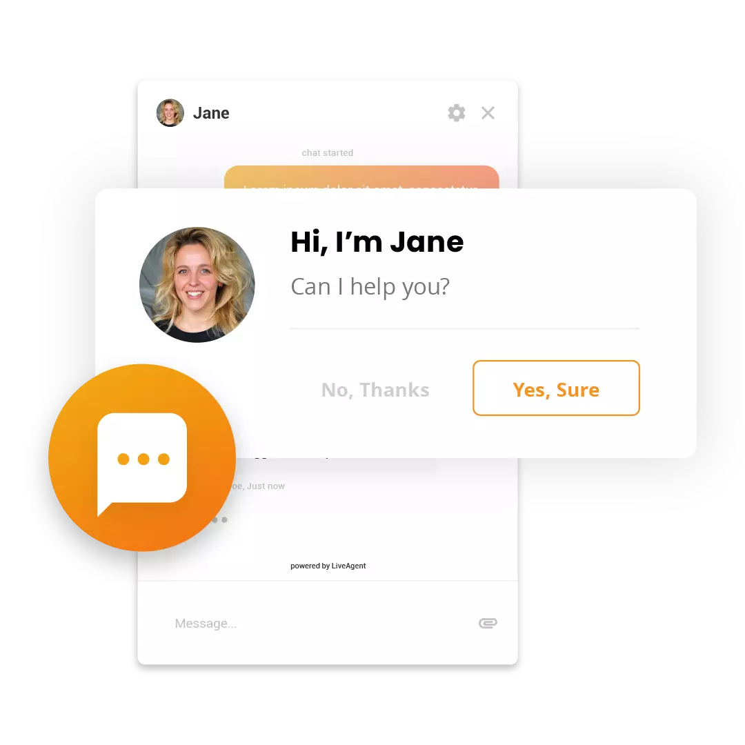 LiveAgent プロアクティブチャット招待