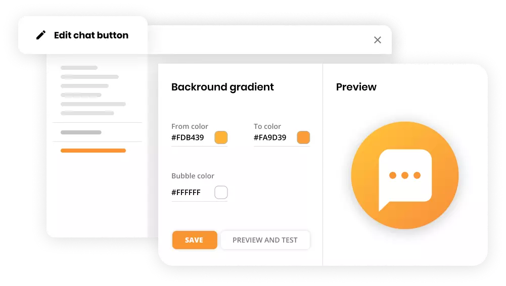 カスタマーサービスソフトウェアでチャットボタンをカスタマイズ - LiveAgent