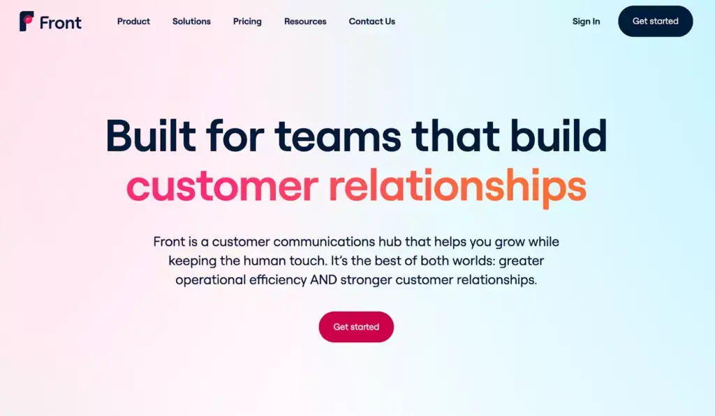 Frontチケッティングシステムソフトウェアホームページ