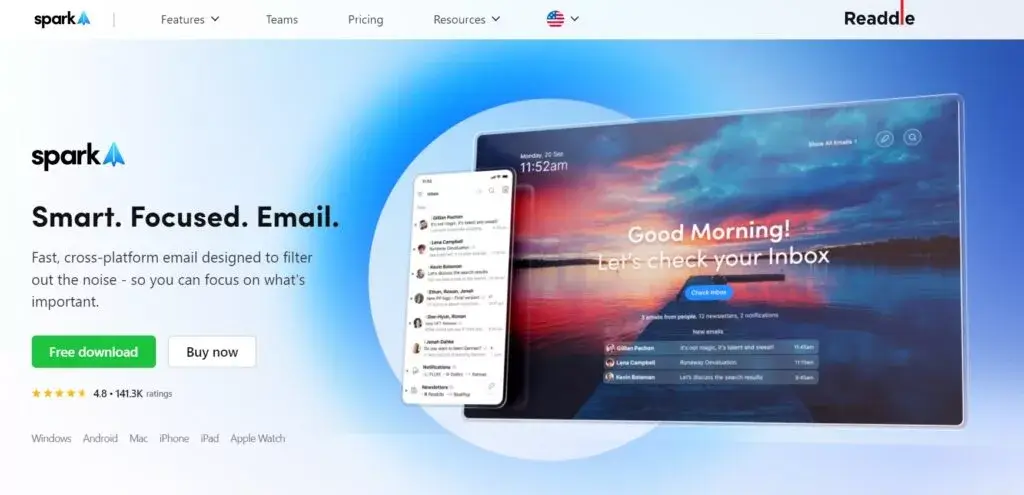 Spark homepage
