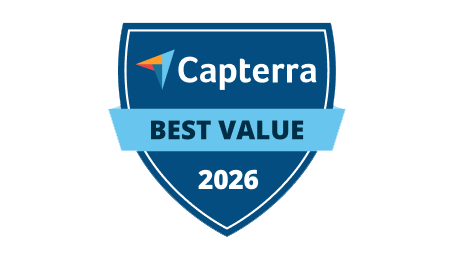 Capterra Best Value バッジ カスタマーサポート 2026 部門