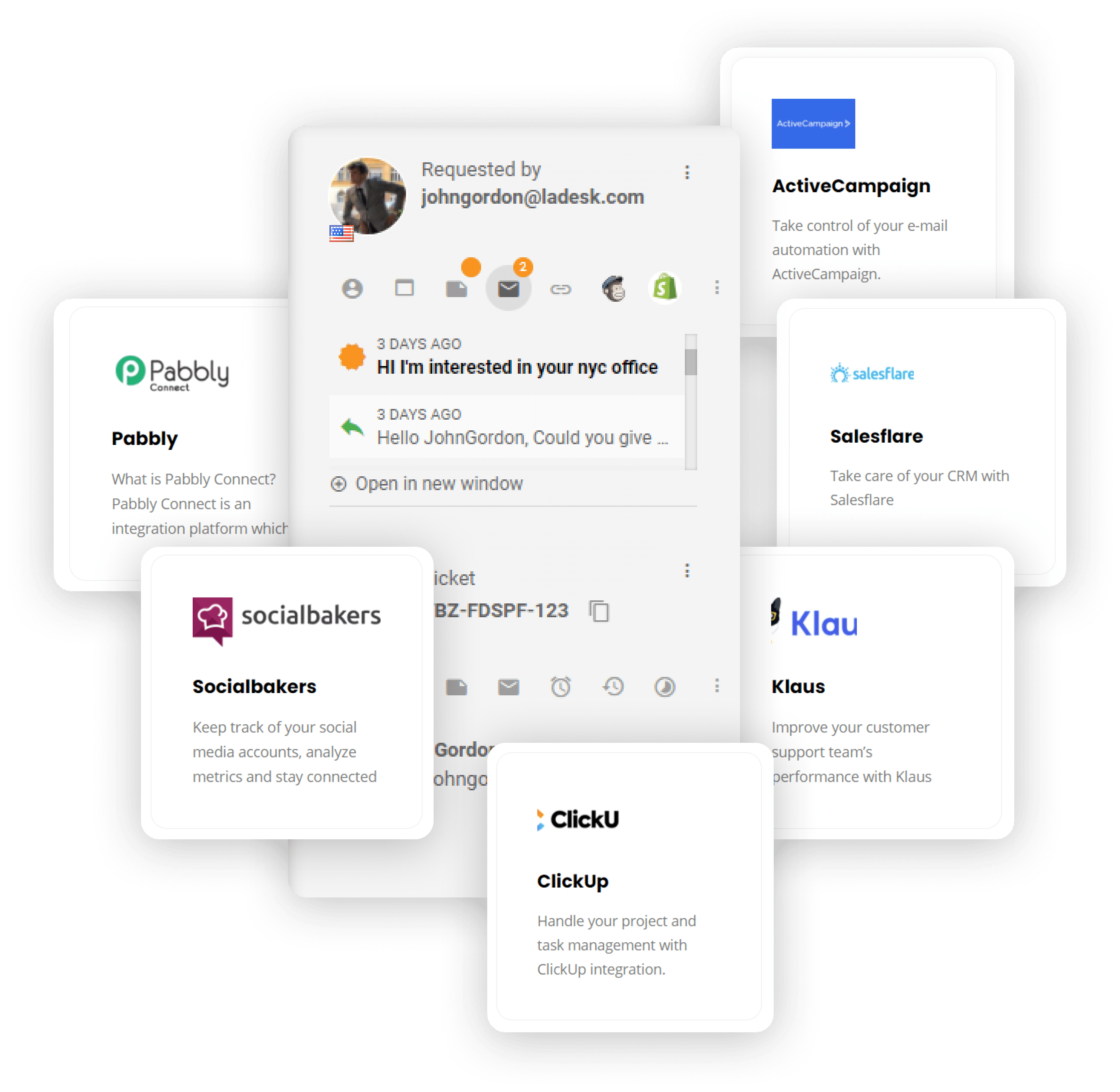 Save customer insights into our built-in CRM