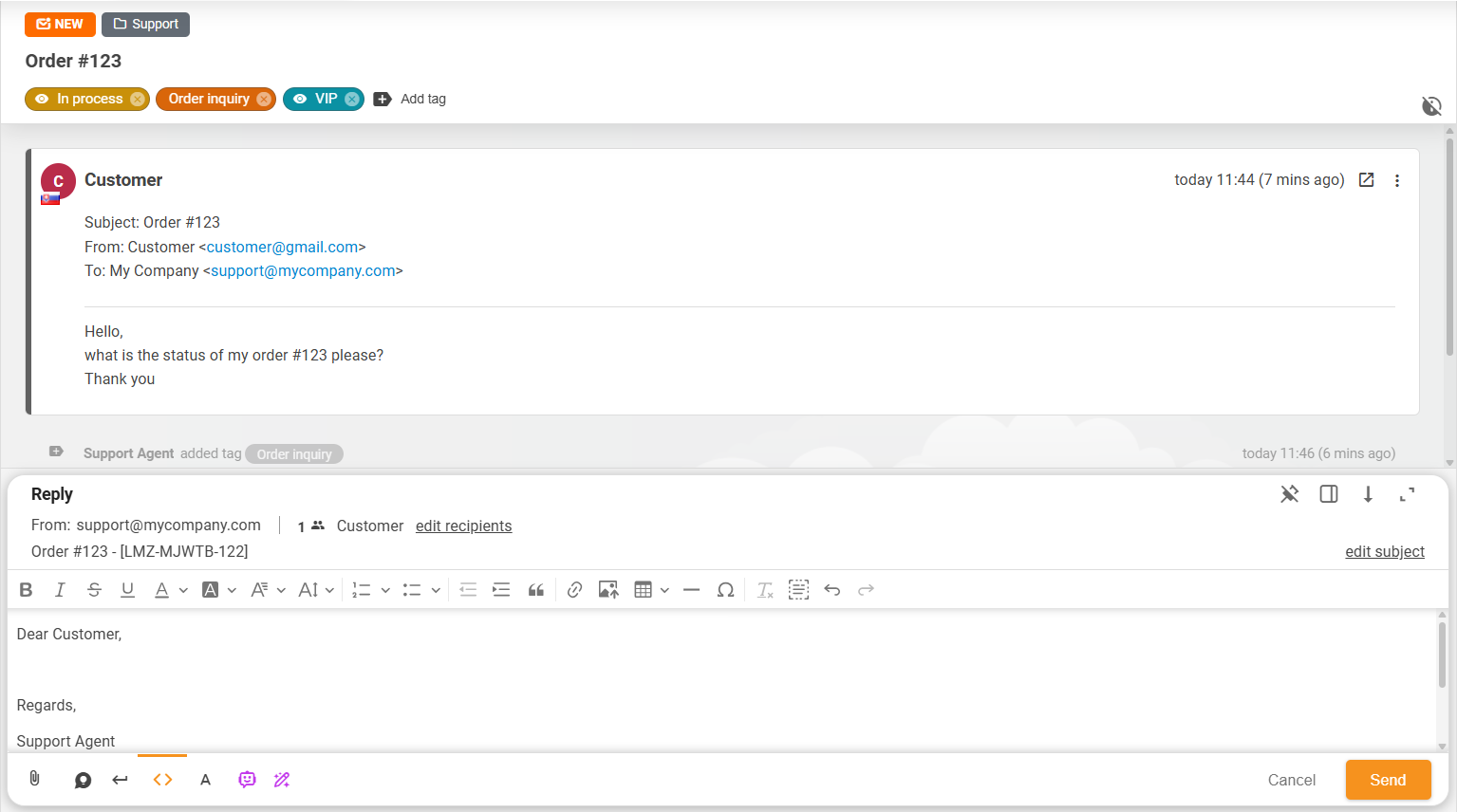 チケットレイアウトとアクションボックスの強化