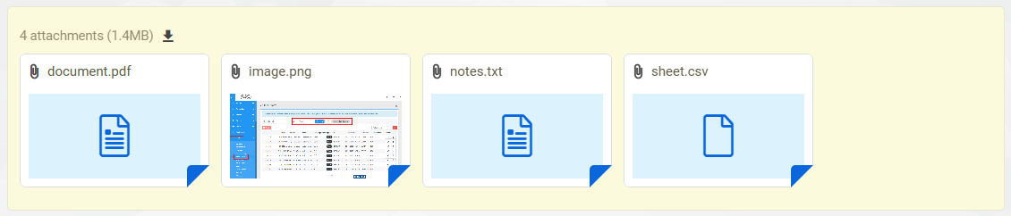 LiveAgentのチケットアタッチメントの改良されたデザイン
