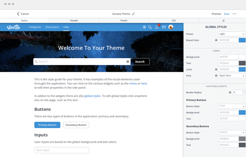 Vanillaテーマアドオン