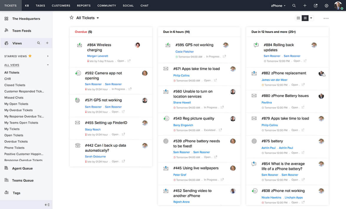 Zoho Deskチケッティングシステム