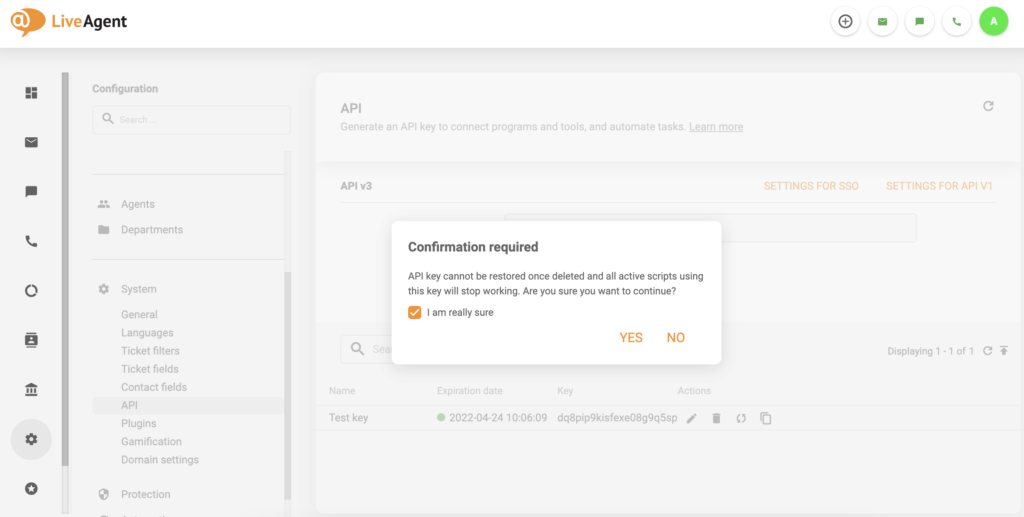 チェックボックス付きAPI v3削除確認