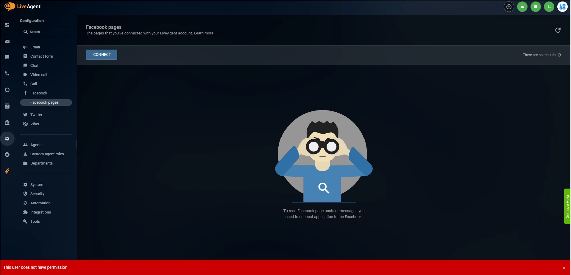LiveAgent - Facebook 統合の問題を修正しました