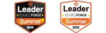 LiveAgent SourceForge Summer 2026 Leader バッジ