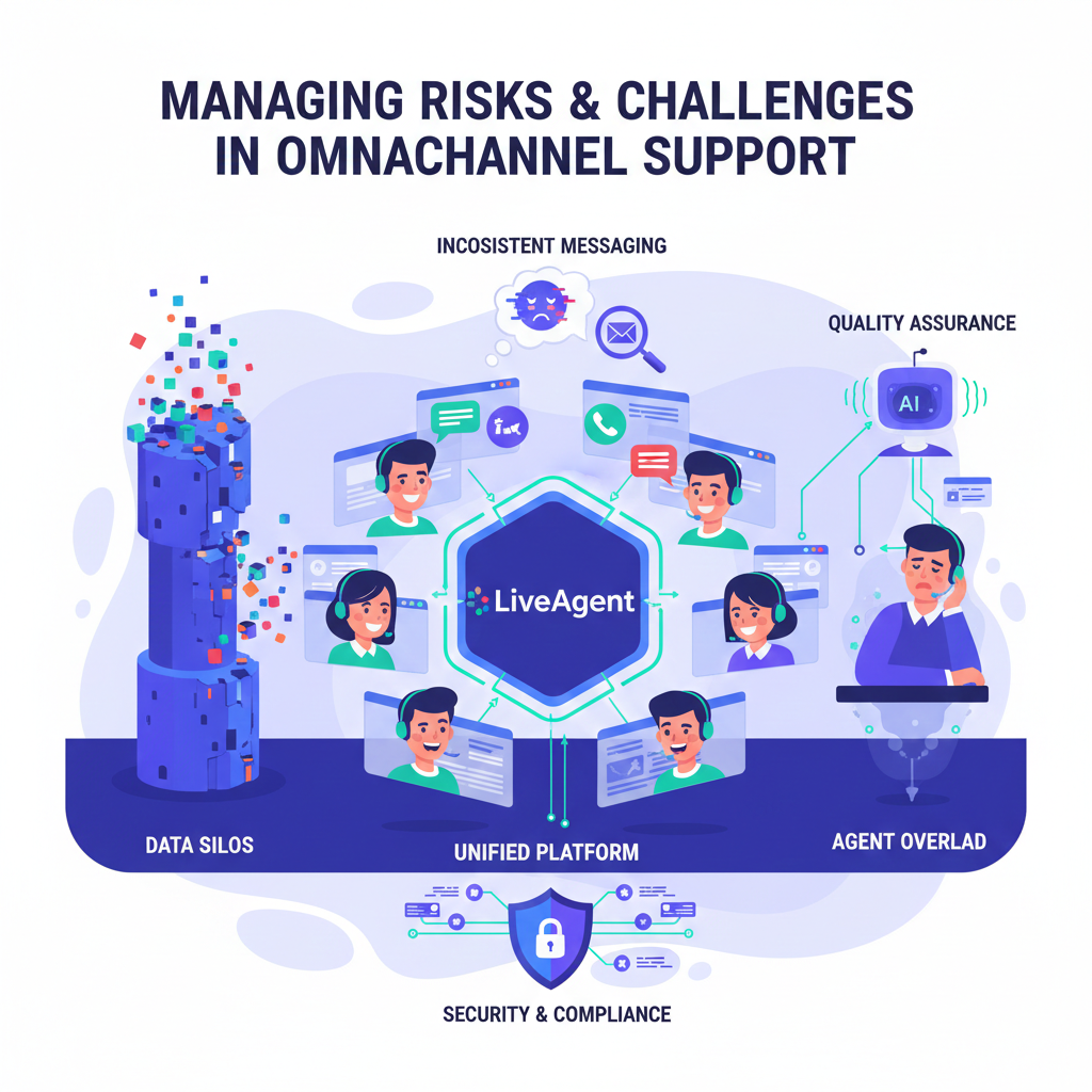 オムニチャネルサポートにおけるリスクと課題の管理