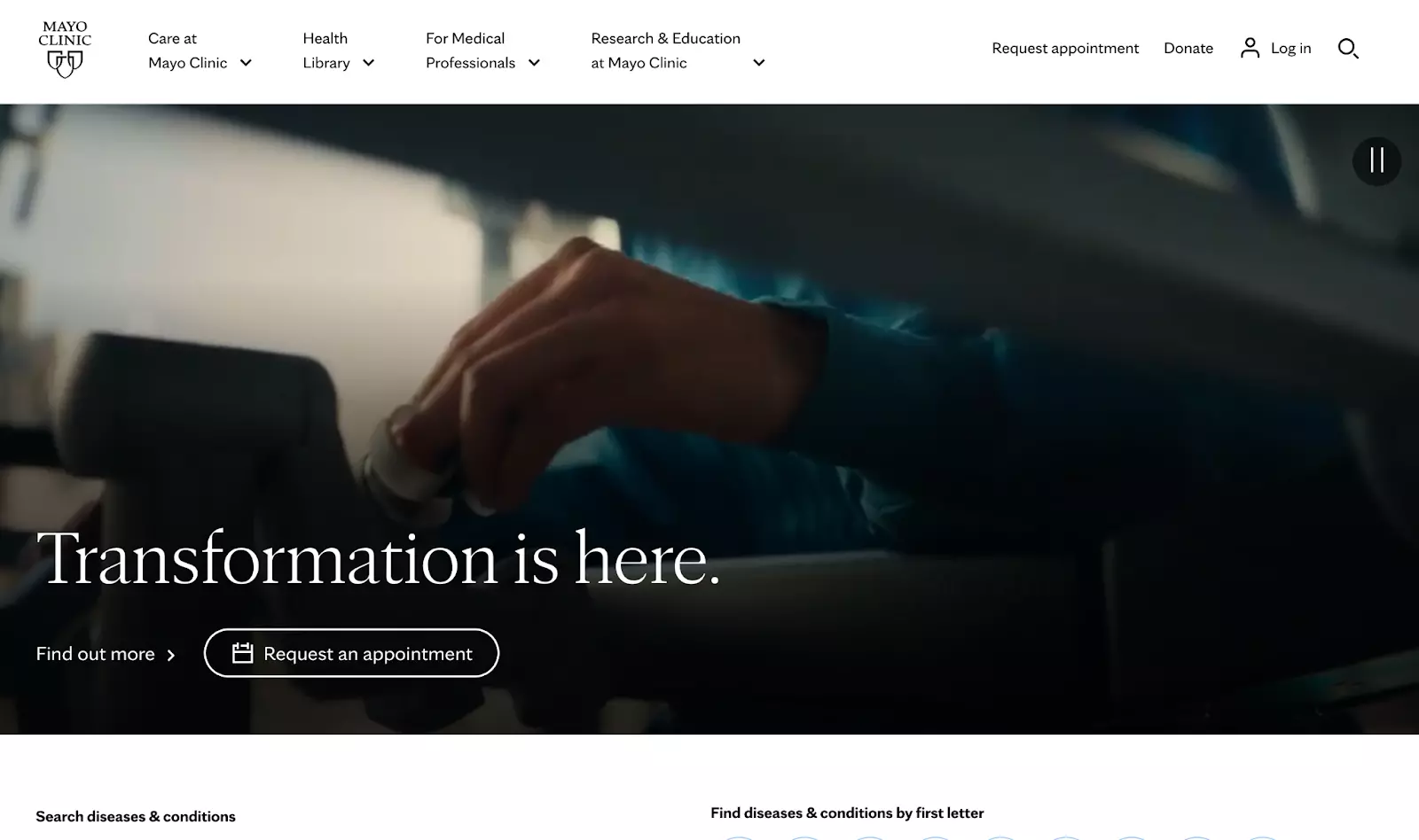 メイヨークリニックホームページ