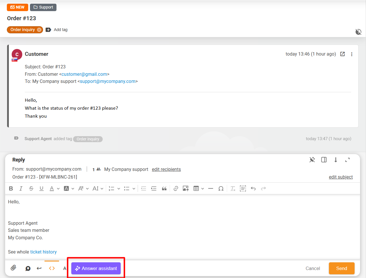 AI回答アシスタントの新しいインターフェース