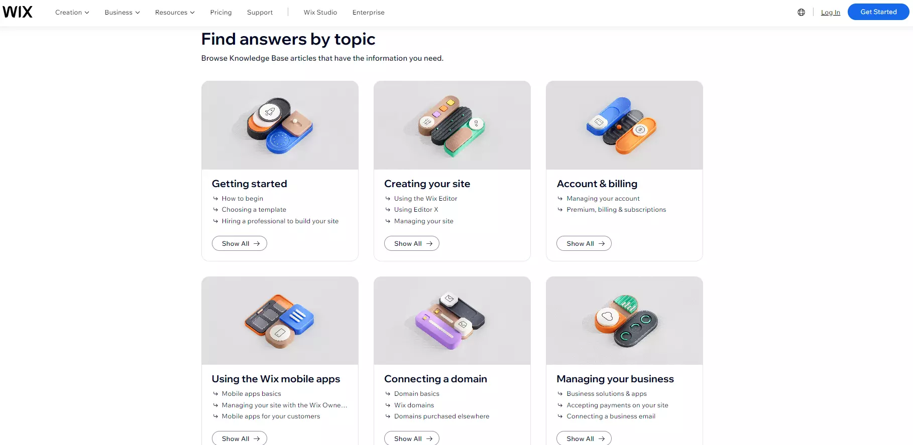 Wixナレッジベース分類