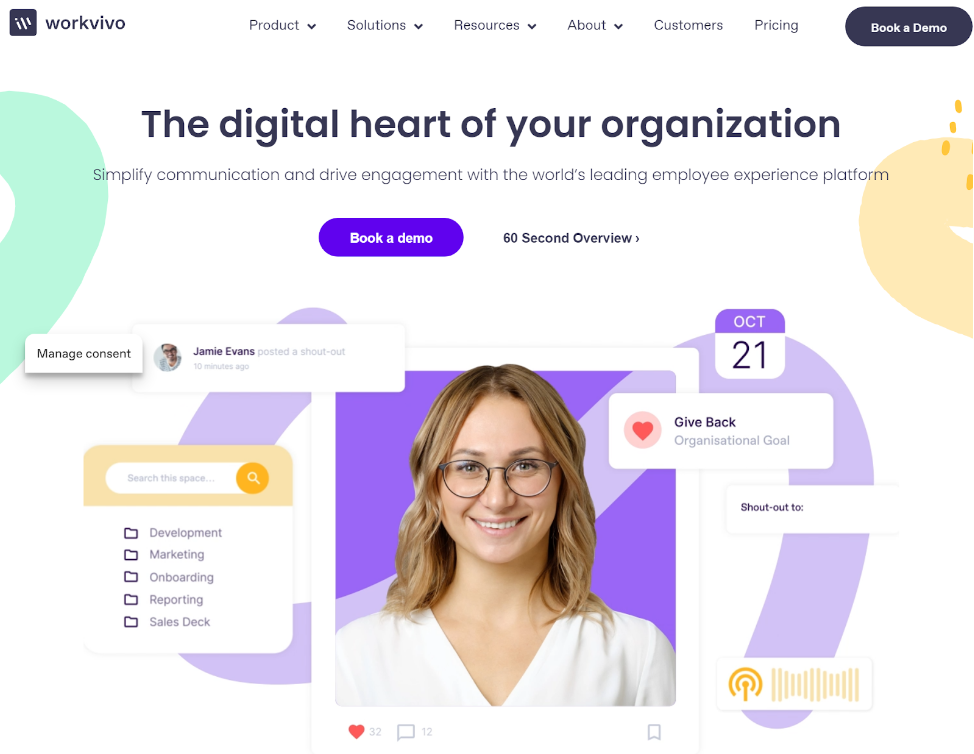 Workvivoホームページ