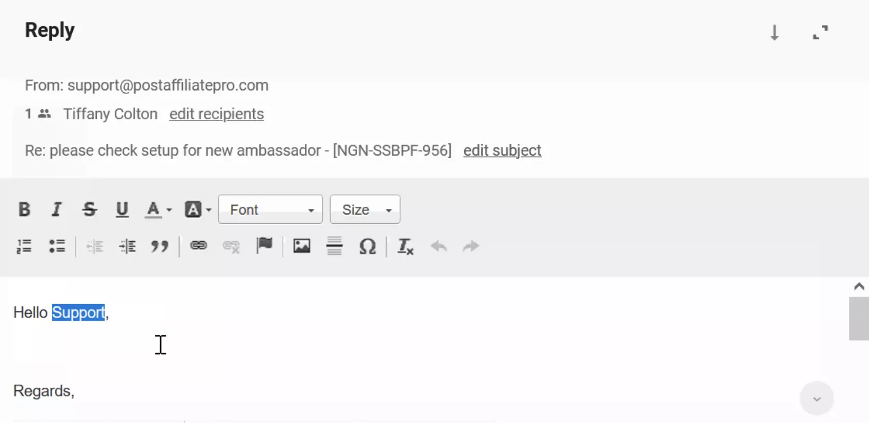 チケットでの間違った名前取得の例