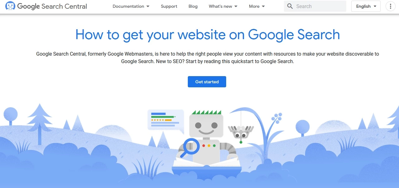 Googleのサーチセントラル