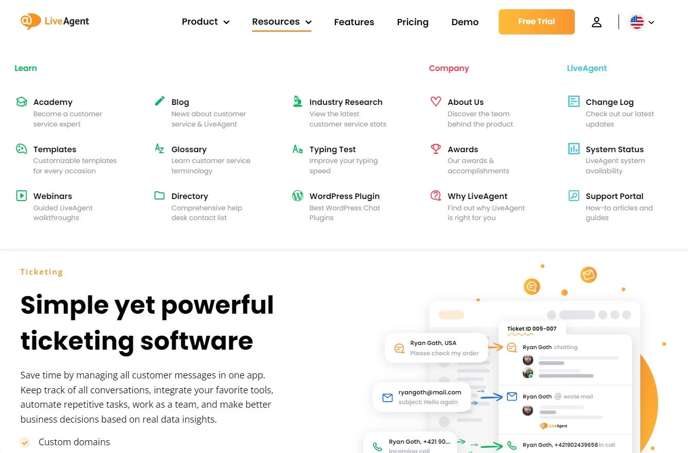 LiveAgentコンテンツ