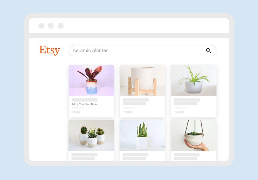 Etsy広告の例