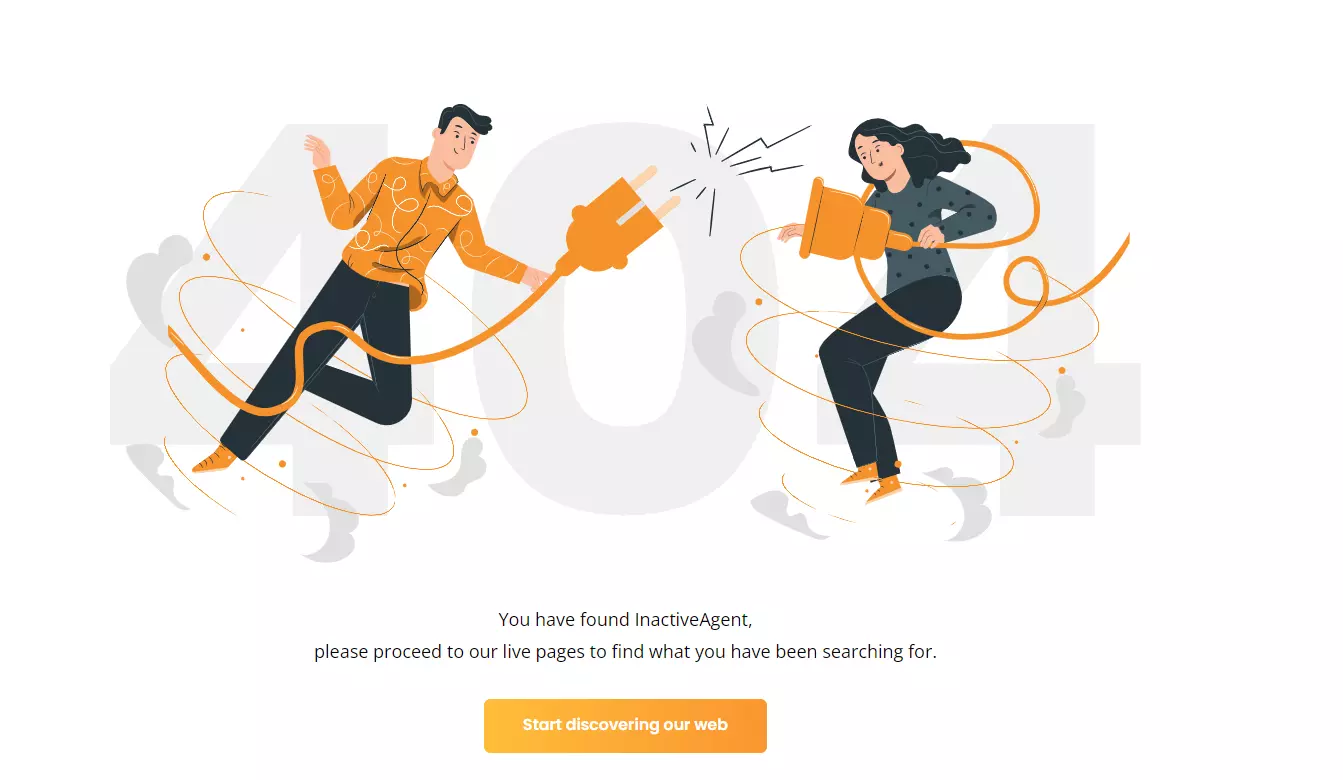 LiveAgentの404ページ