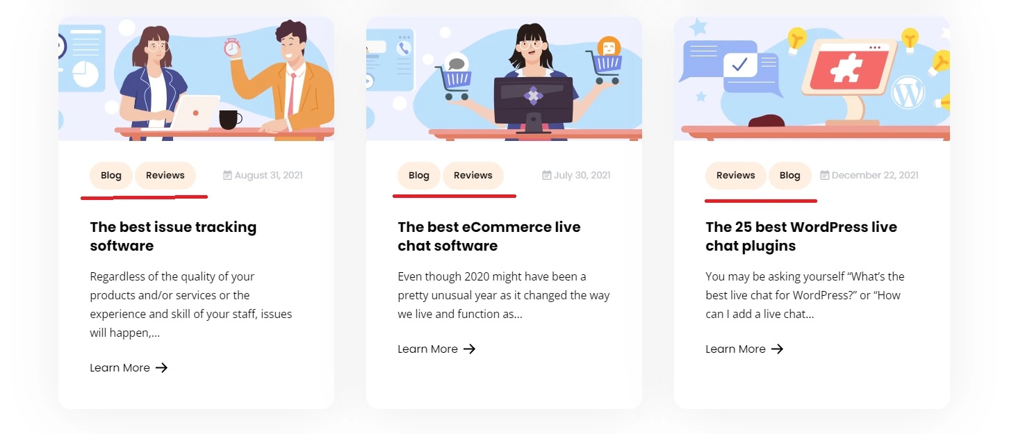 ブログ タグの例