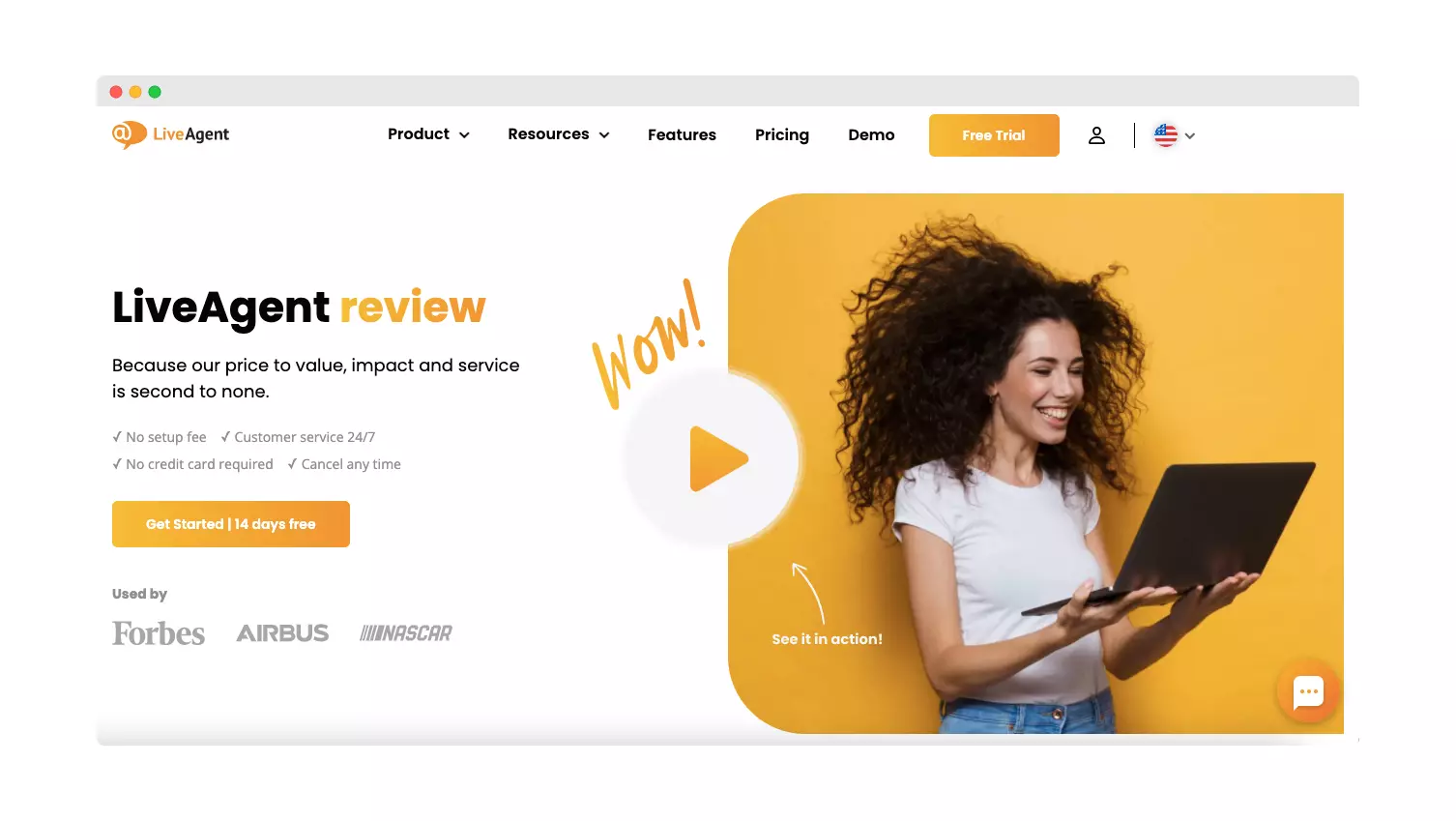 Live Agentランディングページ