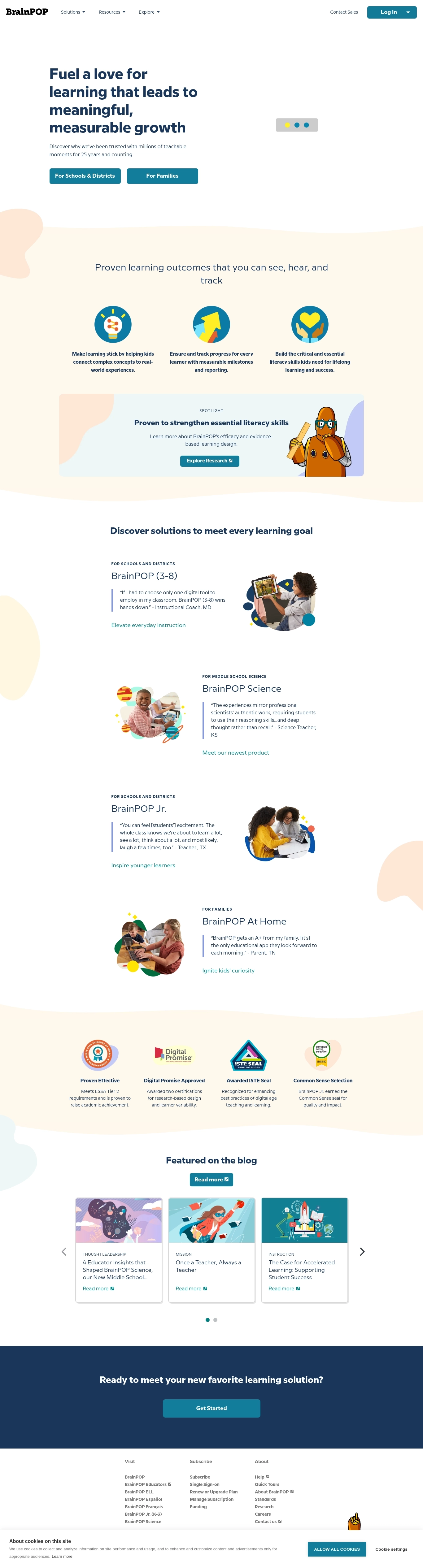 BrainPOP ヘルプデスク連絡先