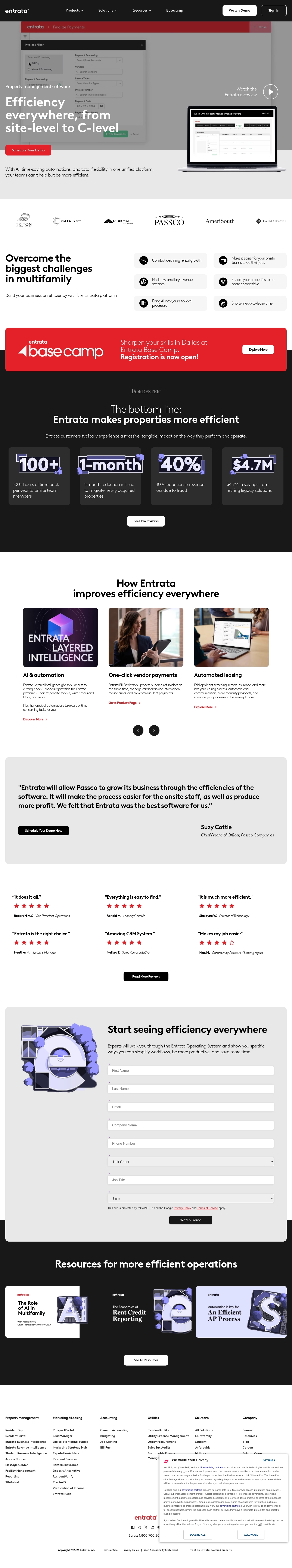 Entrata ヘルプデスク連絡先