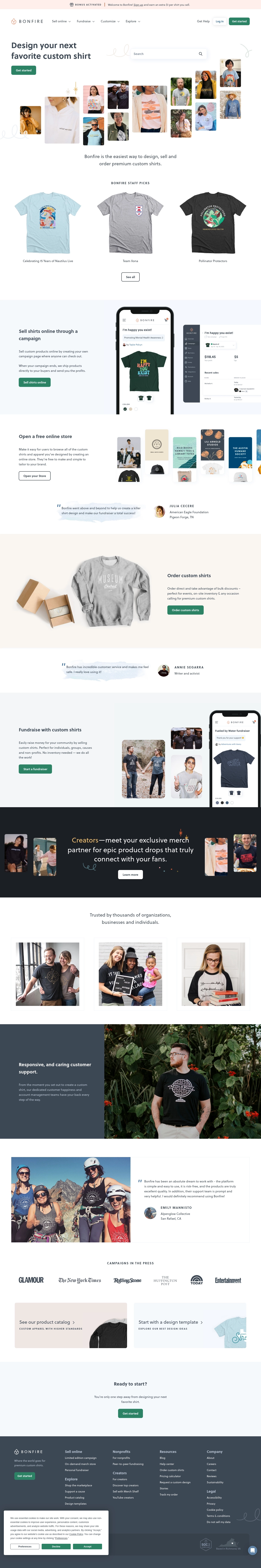Bonfire ヘルプデスク連絡先