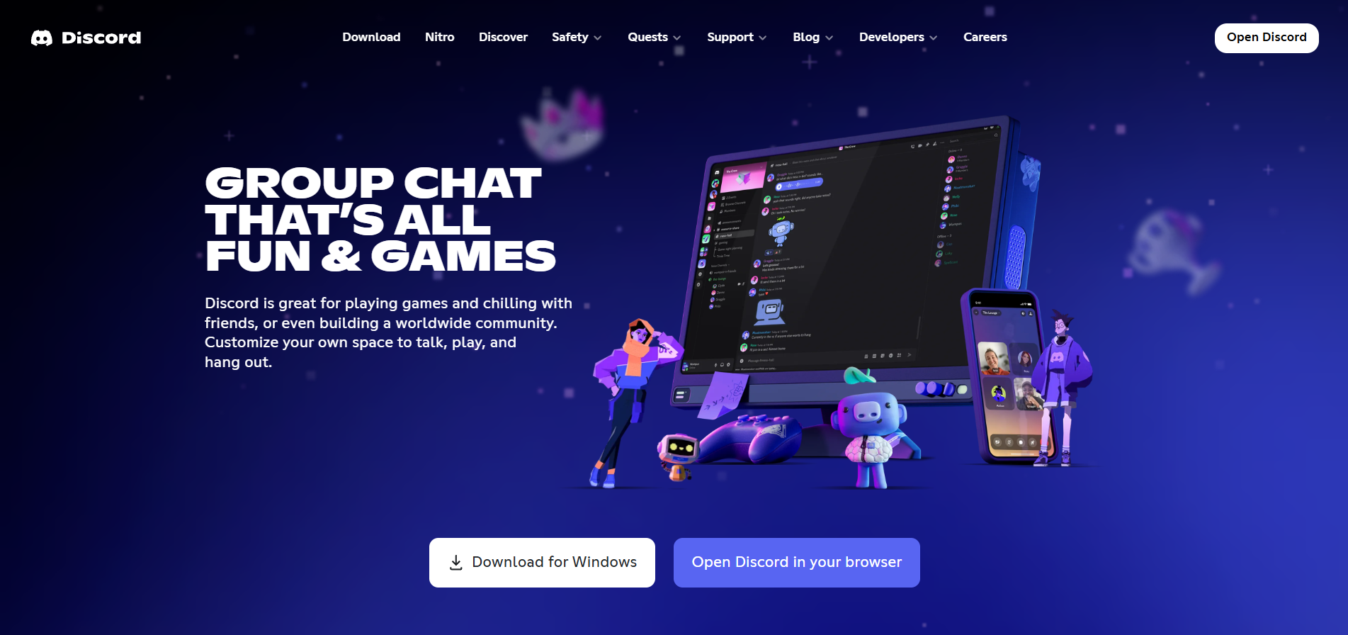 Discord ヘルプデスク連絡先