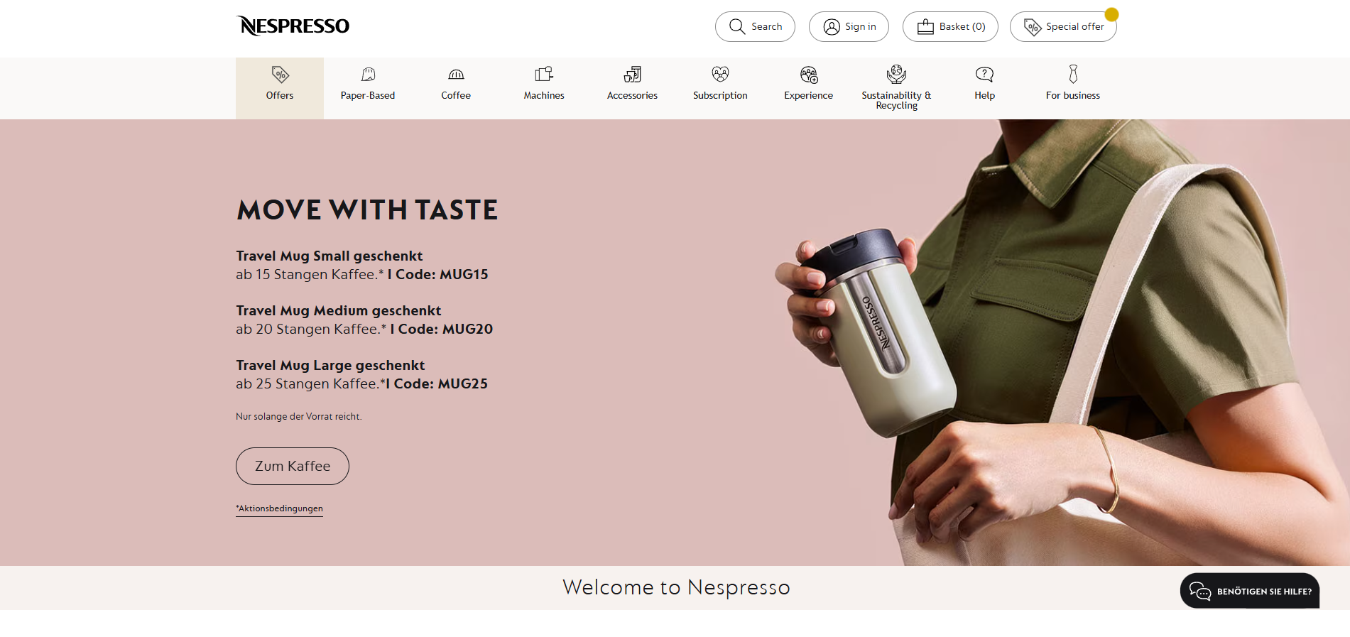 Nespresso ヘルプデスク連絡先