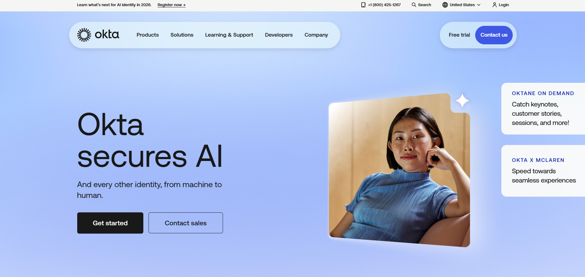 Okta ヘルプデスク連絡先