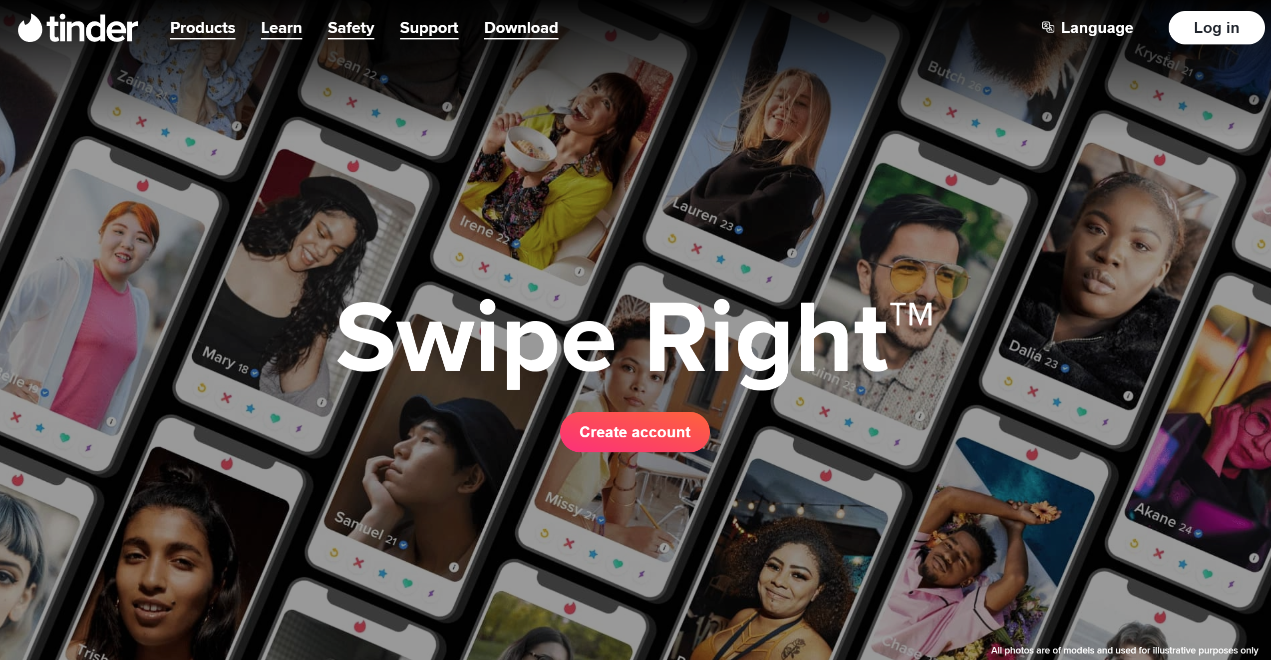 Tinderヘルプデスク連絡先