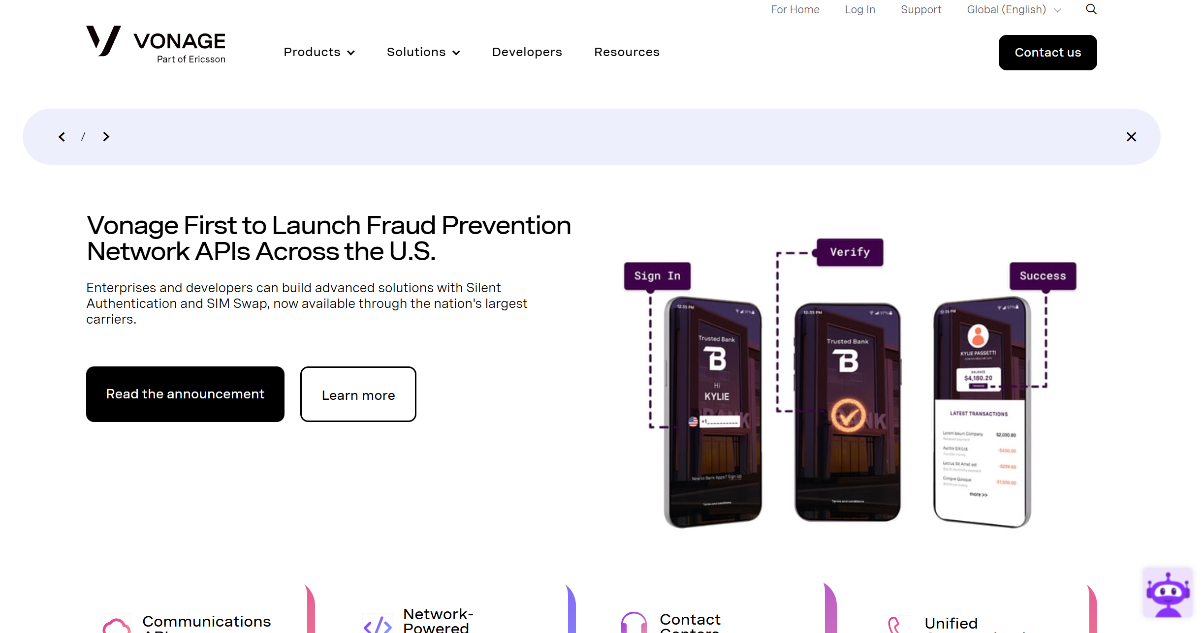 Vonageヘルプデスク連絡先
