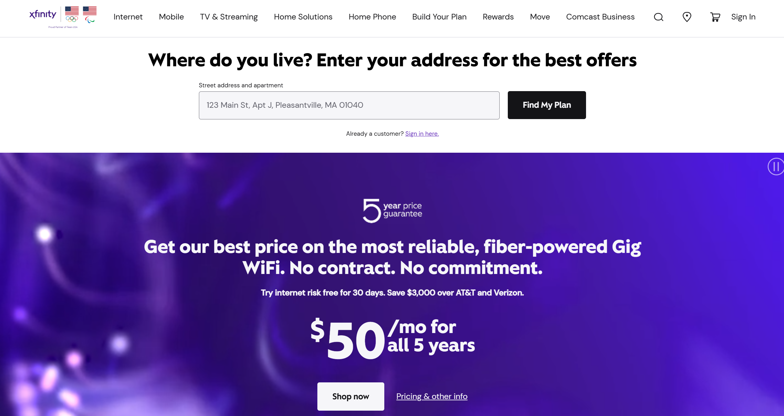 Xfinity ヘルプデスク連絡先