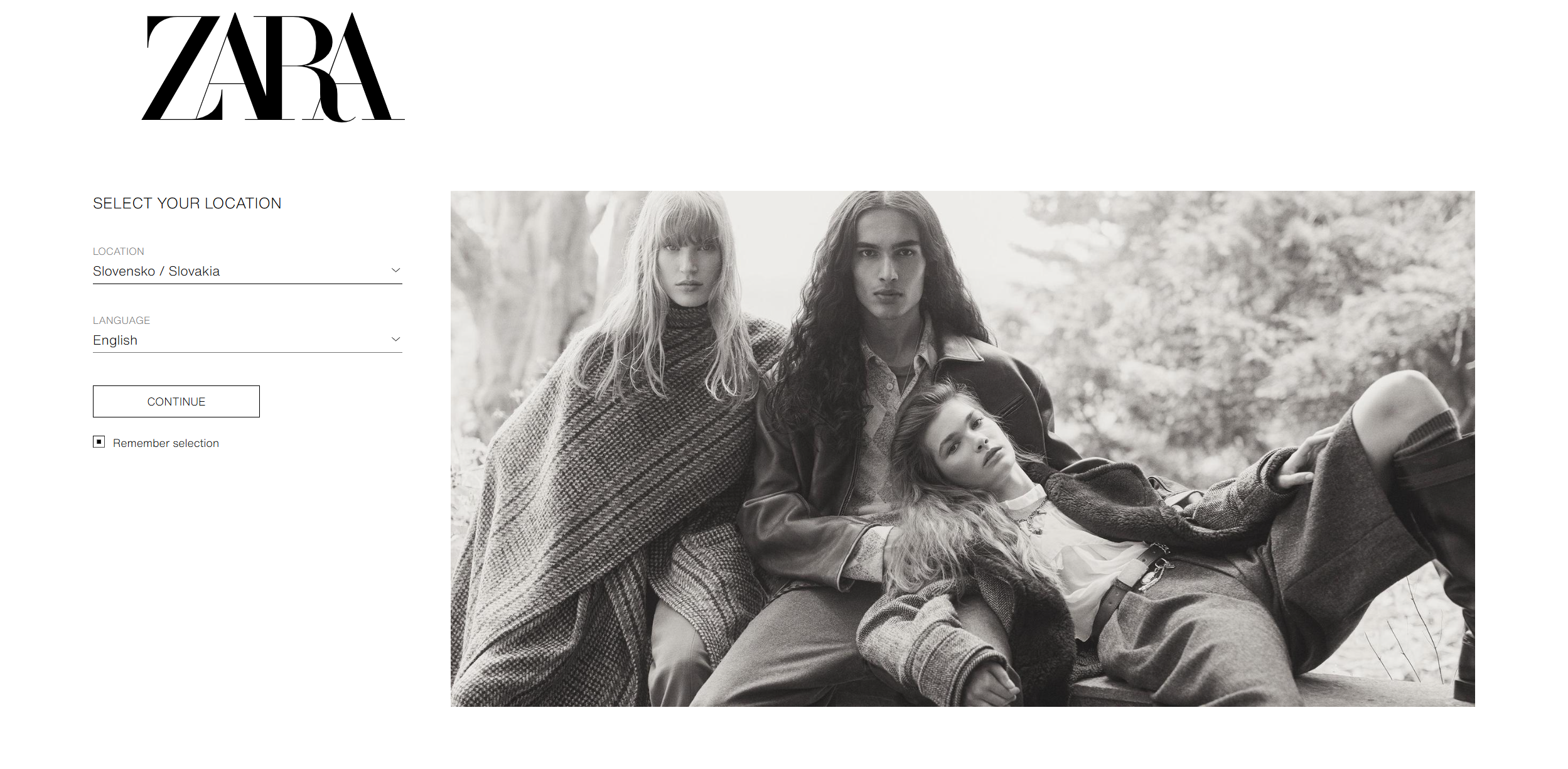 ZARA ヘルプデスク連絡先