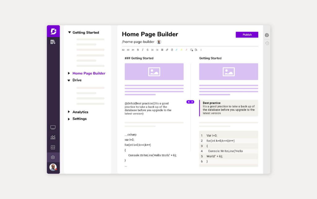 Document360ソフトウェアがナレッジベースソリューションを提供する