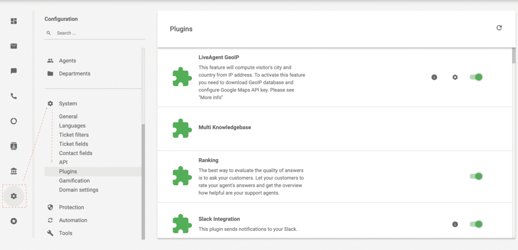 LiveAgentプラグイン