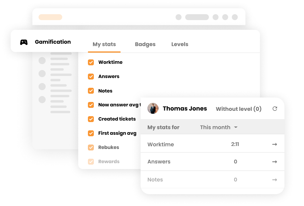 勤務時間のLiveAgentリーダーボード