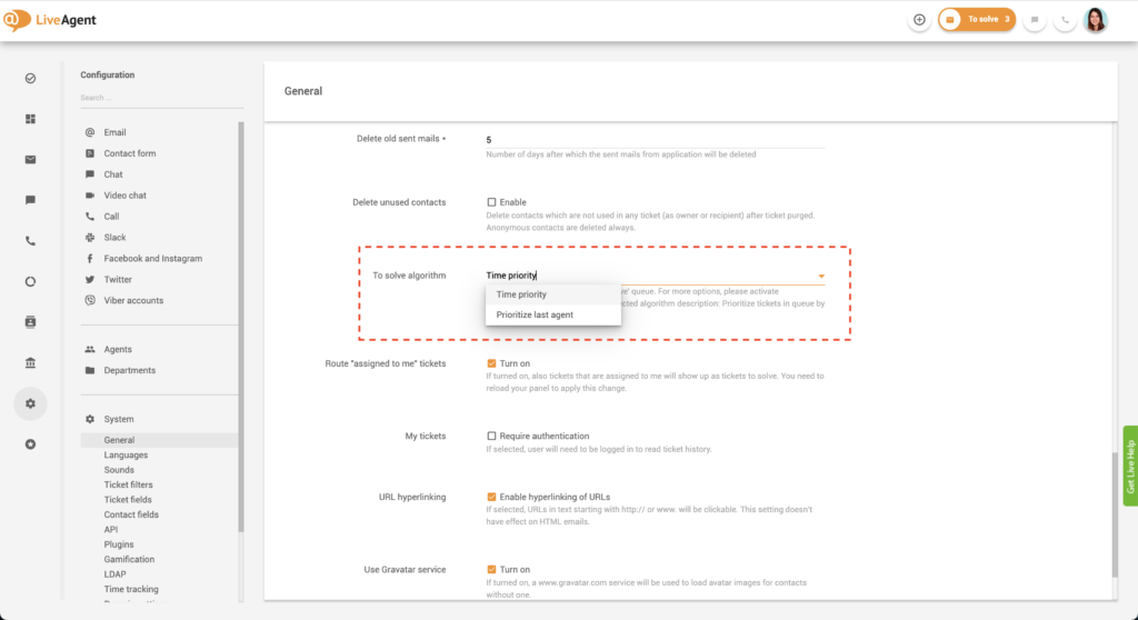 To Solve priority settings