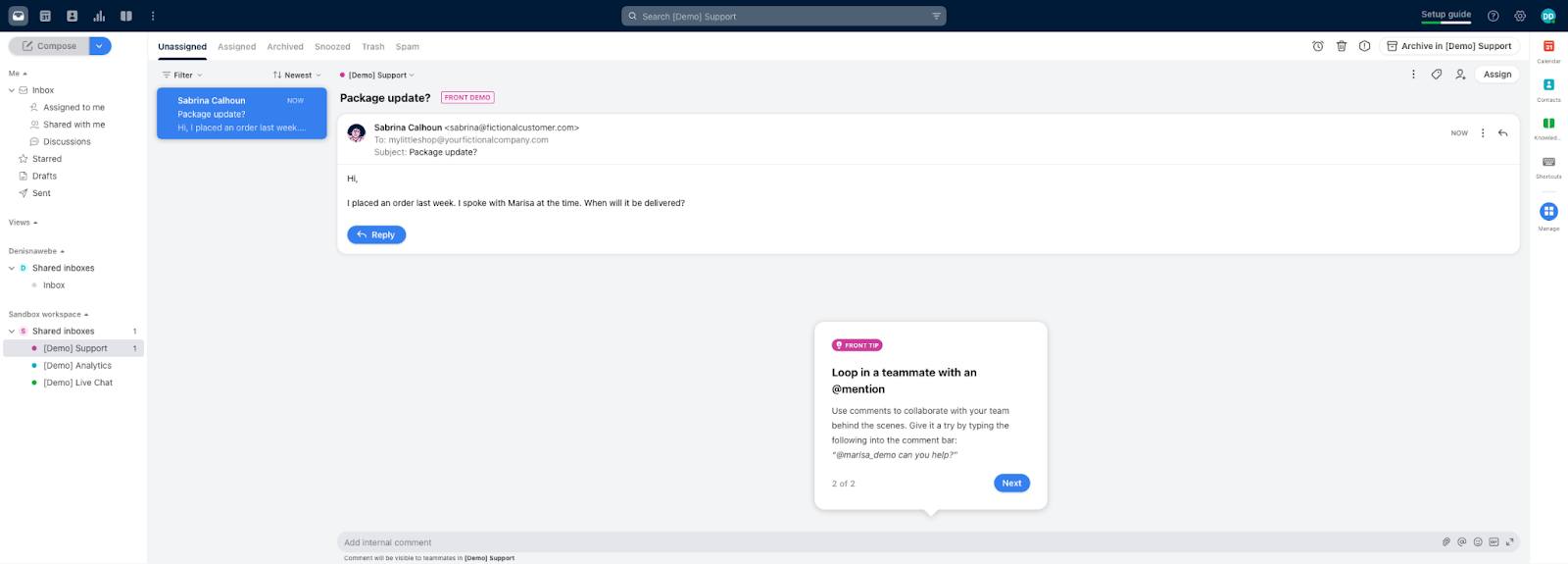 Frontのチケット環境