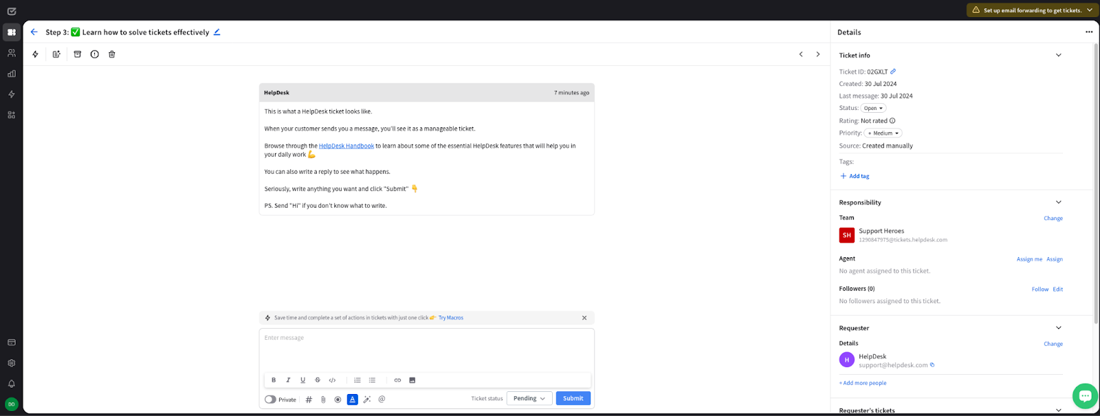 HelpDeskカスタマーサービスソフトウェア