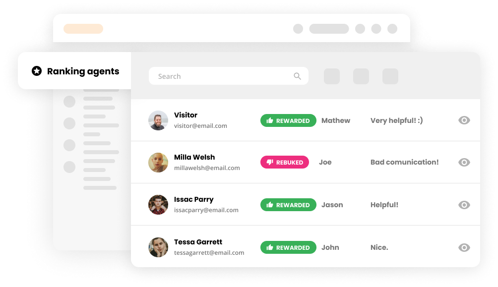 エージェントランキングの例