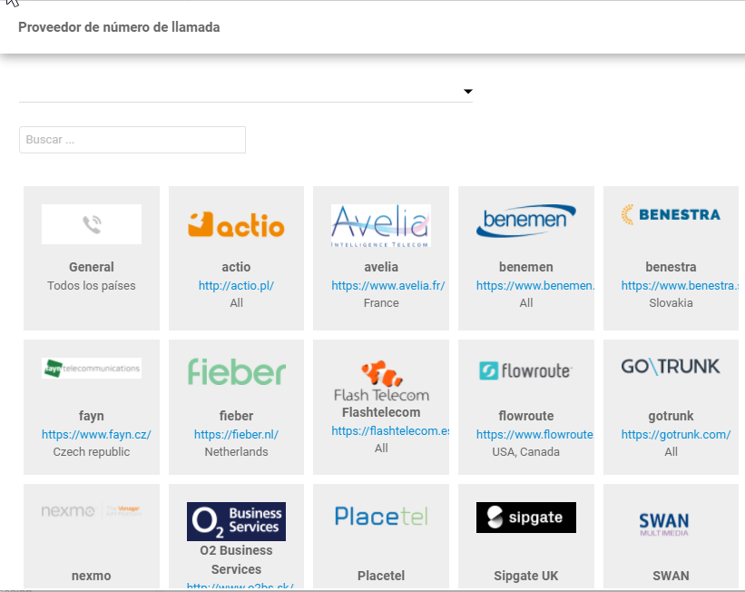 Flash Telecomプロバイダー検索