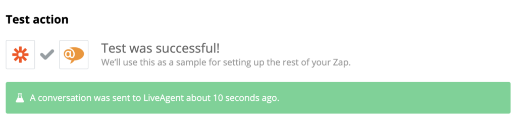 PayPalおよびLiveAgent統合の成功したテスト