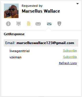 GetResponse LiveAgent購読