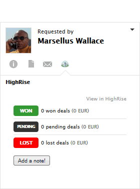 Highrise LiveAgent統合